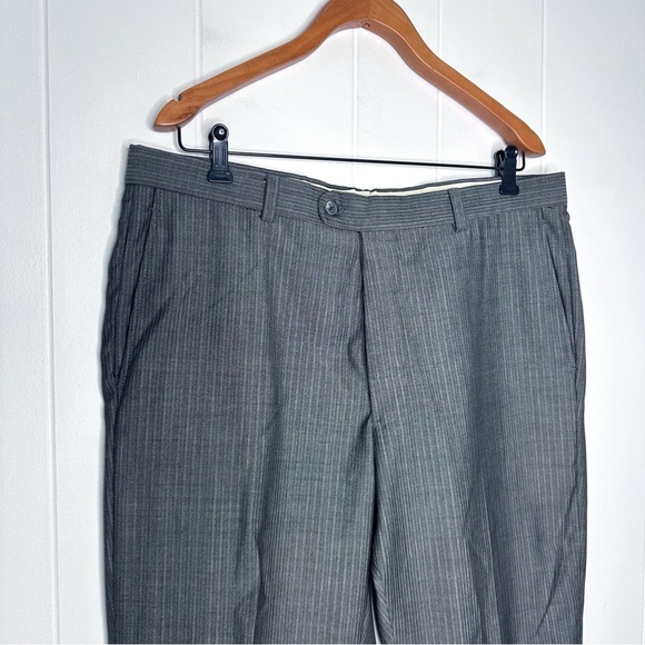 Joseph Abboud DRAGO Super 110s Herringbone Slim Fit Suit - Picture 10 of 12